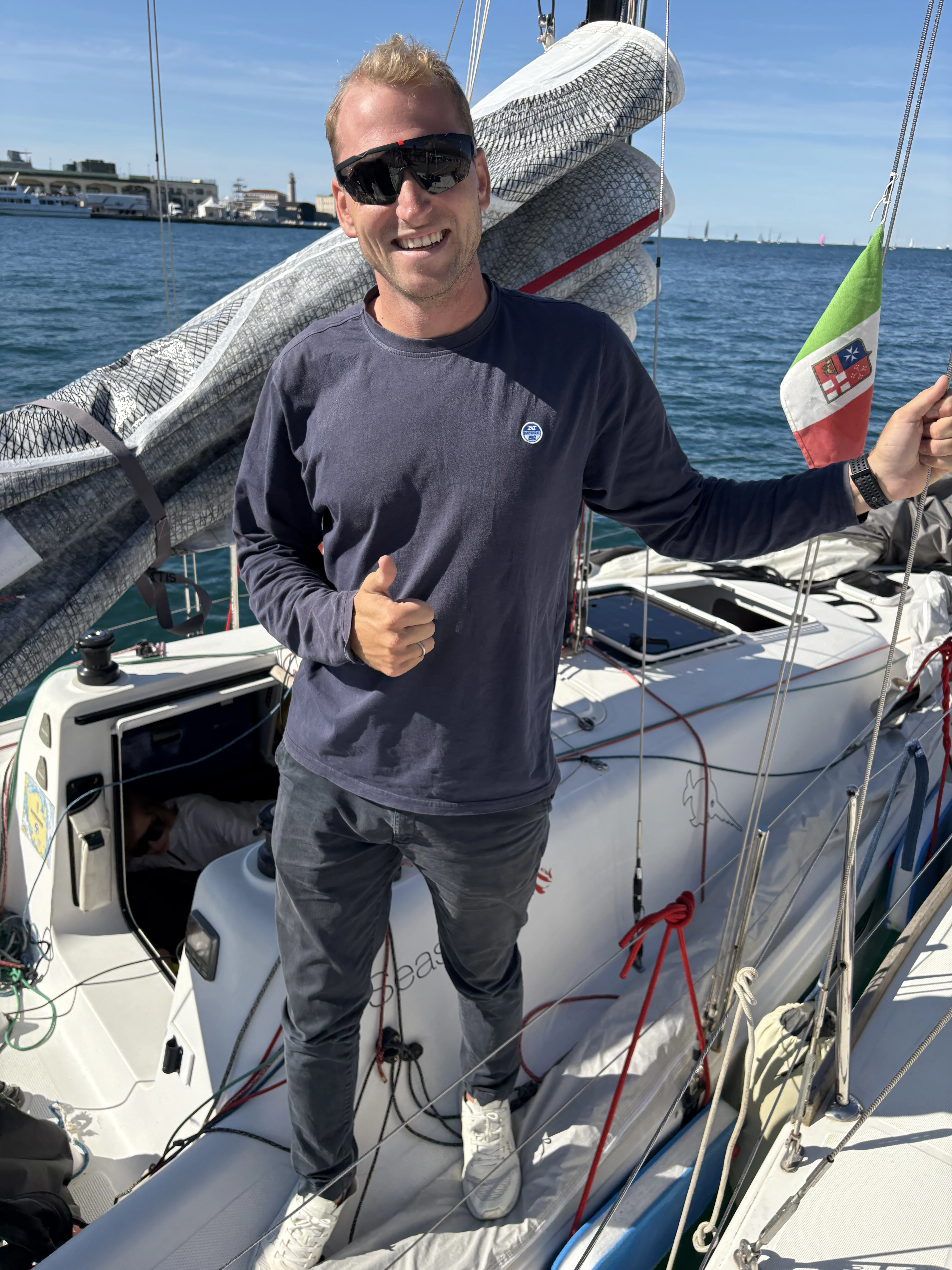 High-performance sailing action from Denis Kotlyarov's racing experience.