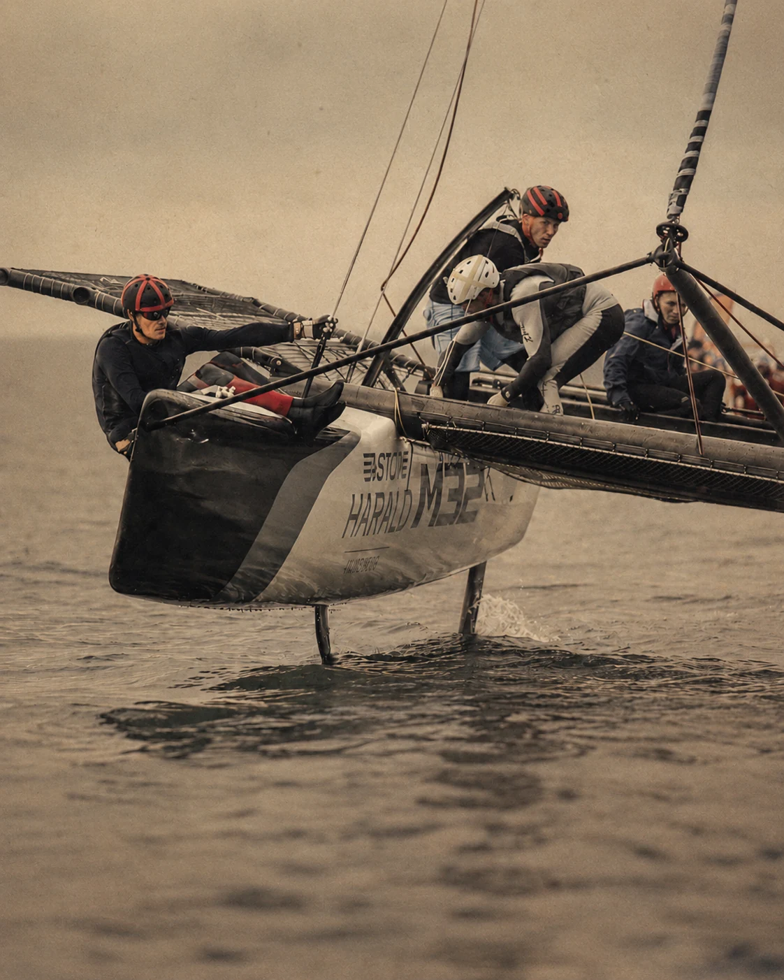 Denis Kotlyarov's sporting path shown through foiling sailing.